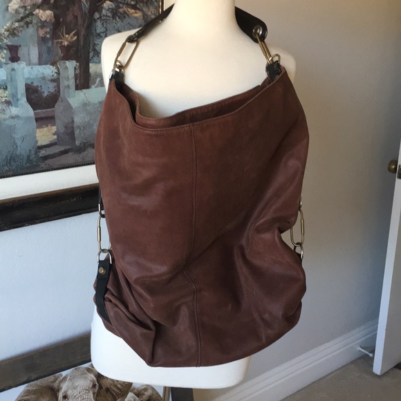 Large Lanvin Leather Sac Patent leather strap - Picture 2 of 8